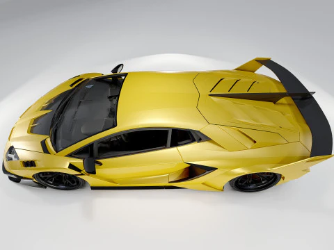 Lambo rghini Aventador Lb Silhouette GT Evo 3D Model
