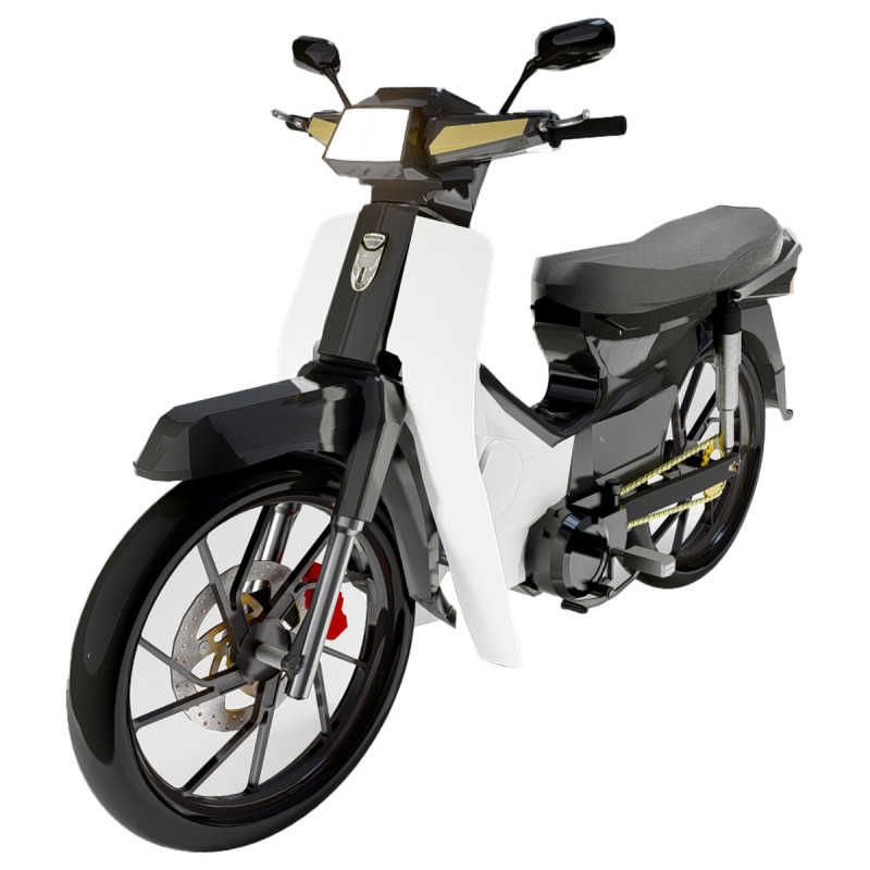Honda EX5 3D Модель .c4d .max .obj .3ds .fbx .stl .blend