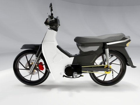 Honda EX5 3D Модель