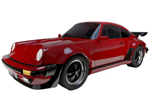 Porsche Carrera 911 Turbo 1980 3D Modell