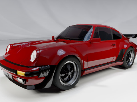 Porsche Carrera 911 Turbo 1980 Modelo 3D