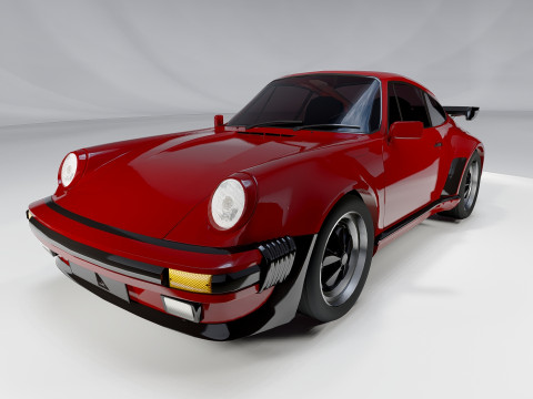 Porsche Carrera 911 Turbo 1980 Modelo 3D