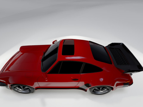 Porsche Carrera 911 Turbo 1980 Modelo 3D