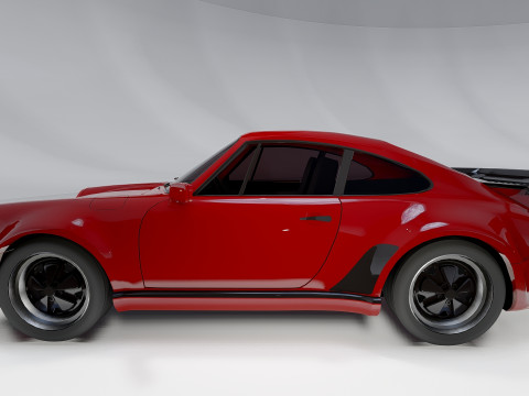 Porsche Carrera 911 Turbo 1980 Modelo 3D