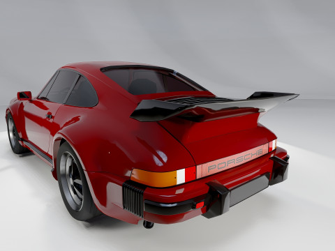 Porsche Carrera 911 Turbo 1980 Modelo 3D