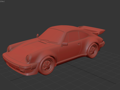 Porsche Carrera 911 Turbo 1980 Modelo 3D
