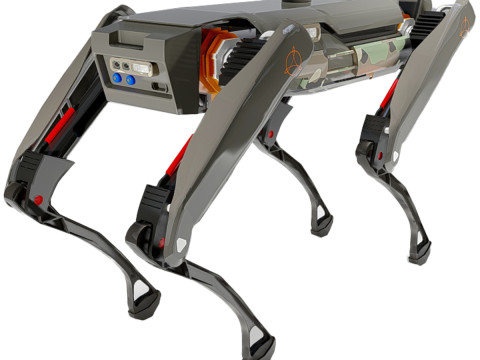 Aliengo Robot Dog 3D 模型