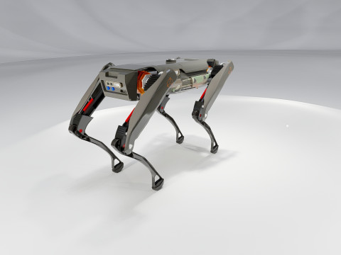 Aliengo Robot Dog 3D Модель