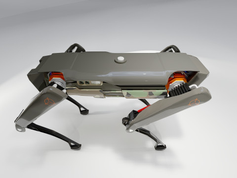 Aliengo Robot Dog 3D Модель