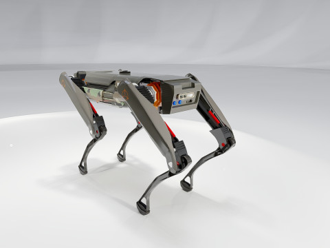 Aliengo Robot Dog 3D Модель