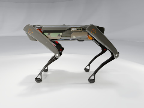 Aliengo Robot Dog 3D Модель