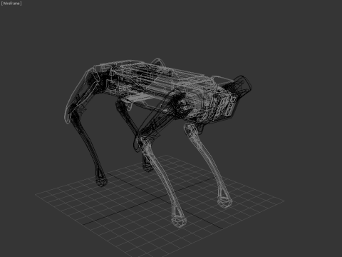Aliengo Robot Dog 3D Модель