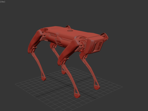 Aliengo Robot Dog 3D Модель