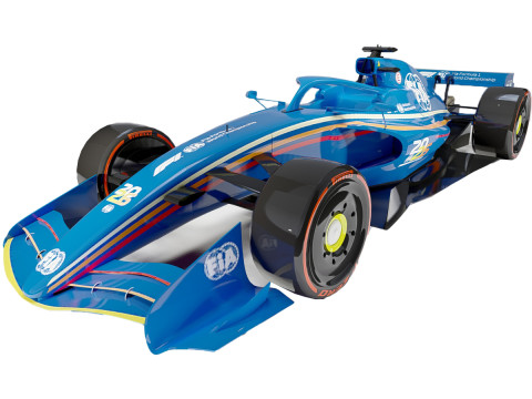 Formula 1 2026 Showcar 3D-Modell