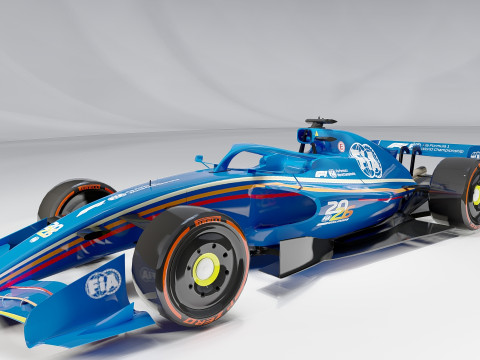 Formula 1 2026 Showcar 3D मॉडल