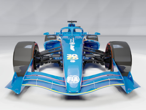 Formula 1 2026 Showcar 3D मॉडल