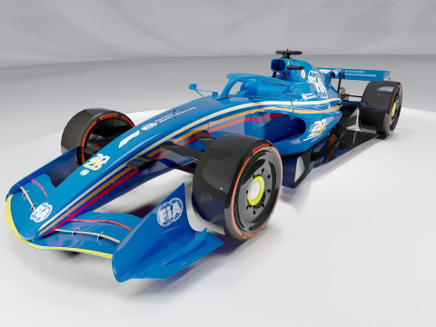 Formula 1 2026 Showcar 3D मॉडल