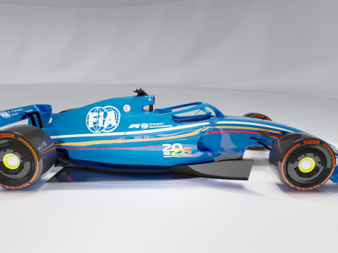 Formula 1 2026 Showcar 3D मॉडल