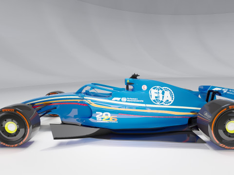 Formula 1 2026 Showcar 3D मॉडल
