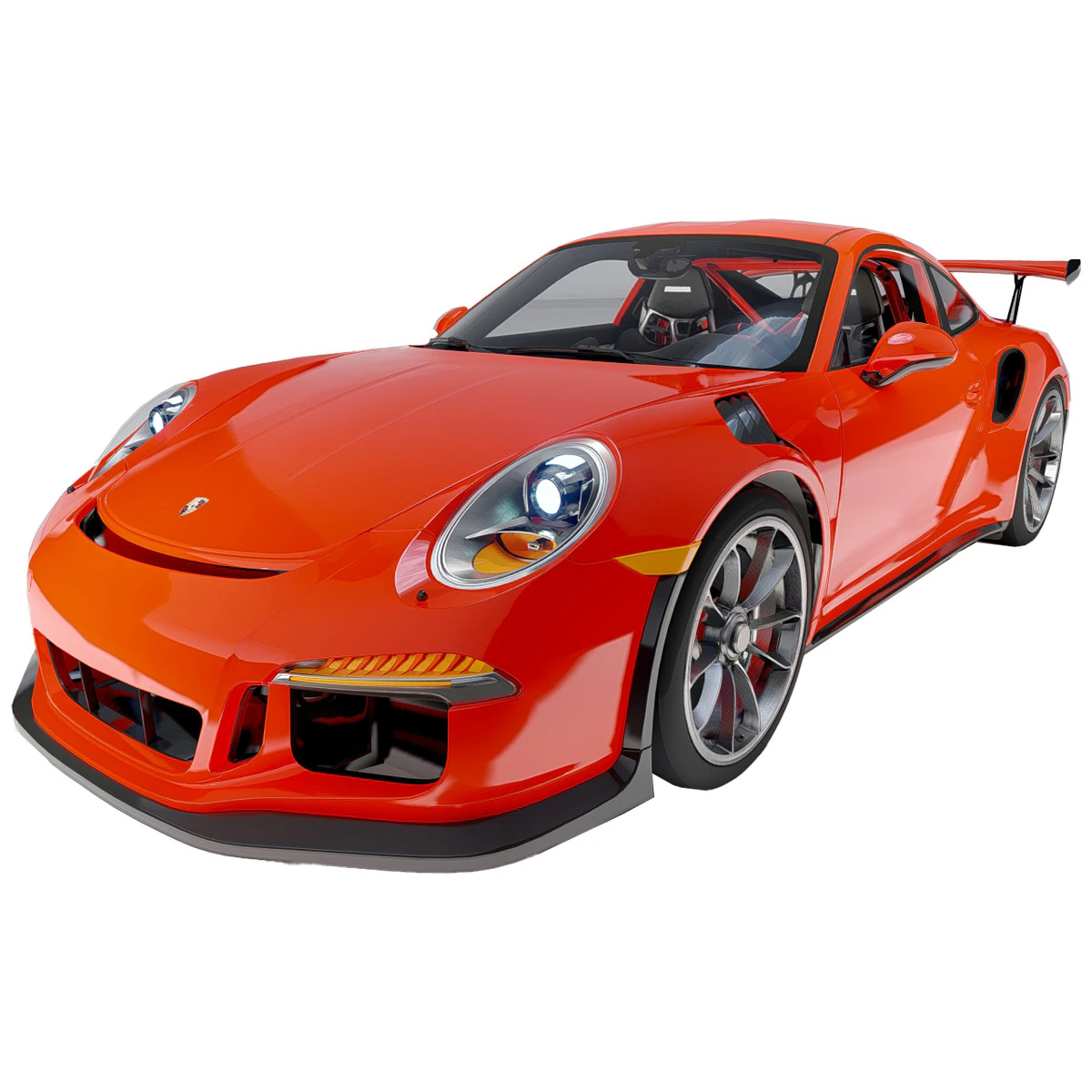 Porsche 911 GT3 3D Model .c4d .max .obj .3ds .fbx .stl .blend 