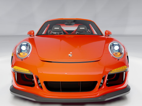 Porsche 911 GT3 3D 模型