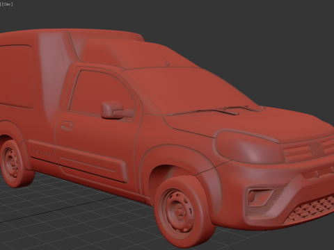 Fiat Fiorino 2024 3D Model