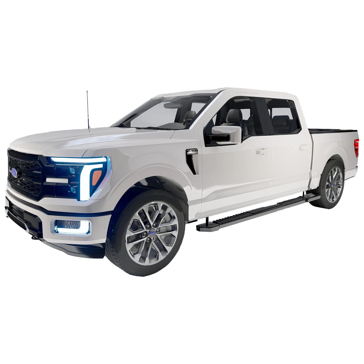 Fo rd F-150 2024 3D Model .c4d .max .obj .3ds .fbx .stl .blend