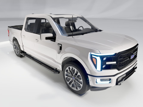 Fo rd F-150 2024 Model 3D