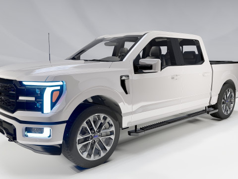 Fo rd F-150 2024 Model 3D