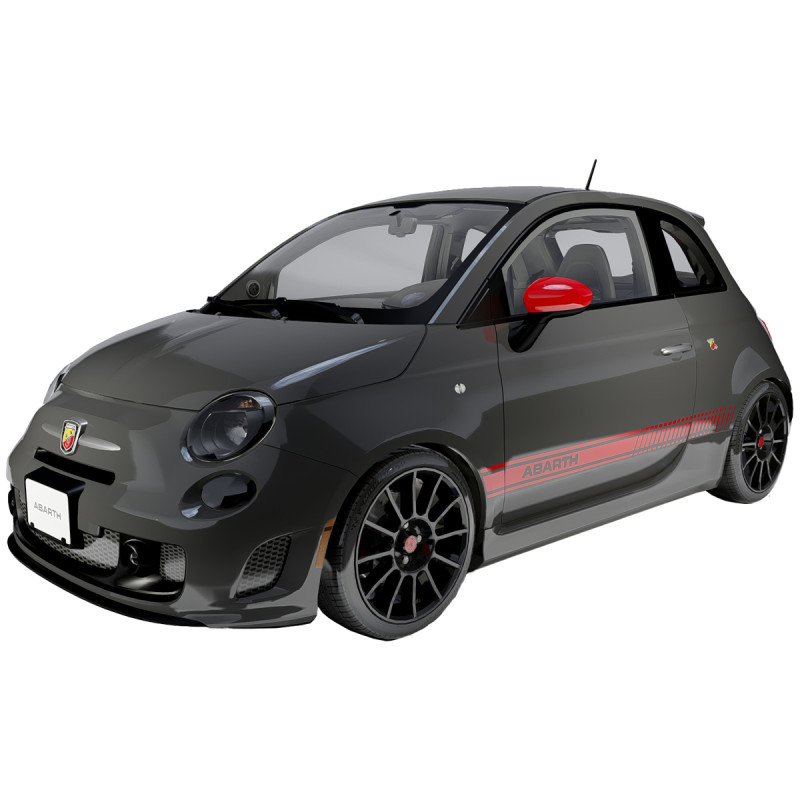 Fiat Abarth 500 Modelo 3D .c4d .max .obj .3ds .fbx .stl .blend