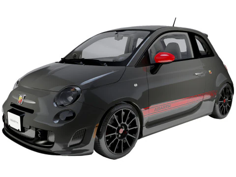Fiat Abarth 500 3D Model