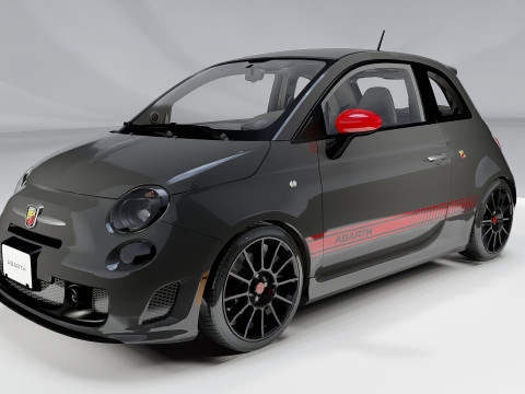 Fiat Abarth 500 Modelo 3D