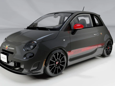 Fiat Abarth 500 3D Model
