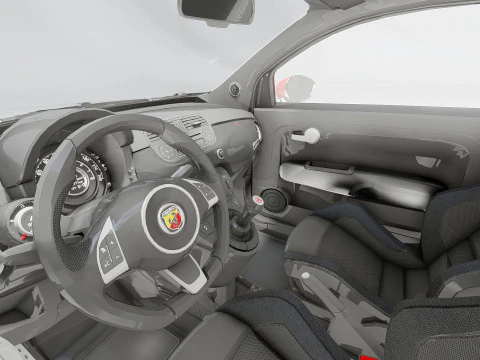 Fiat Abarth 500 3D Model