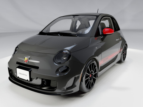 Fiat Abarth 500 Modelo 3D