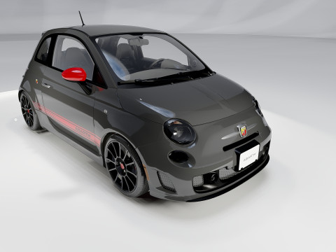 Fiat Abarth 500 Modelo 3D