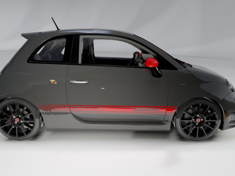 Fiat Abarth 500 Modelo 3D