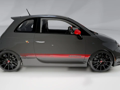 Fiat Abarth 500 3D Model