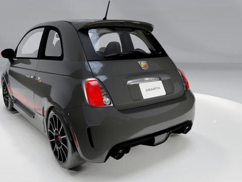 Fiat Abarth 500 Modelo 3D