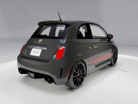 Fiat Abarth 500 Modelo 3D