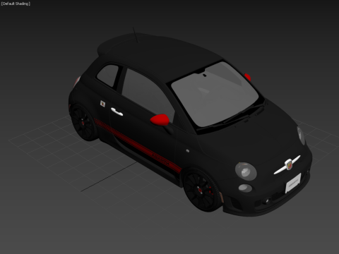 Fiat Abarth 500 Modelo 3D