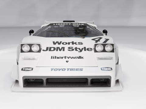 Lambo rghini Countach Liberty Walk 1988 3Dモデル