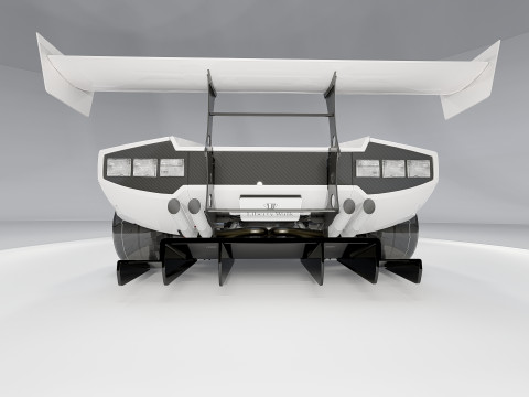 Lambo rghini Countach Liberty Walk 1988 3Dモデル