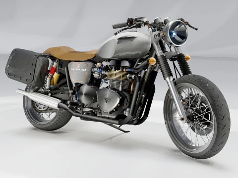Triumph Bonneville 3D Model