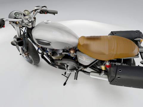 Triumph Bonneville Model 3D