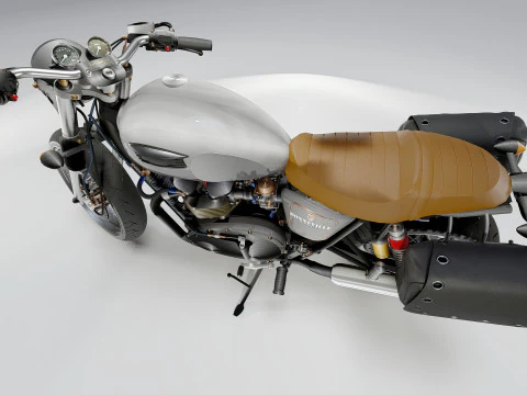 Triumph Bonneville 3D Model