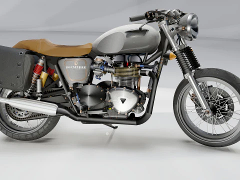 Triumph Bonneville 3D Model