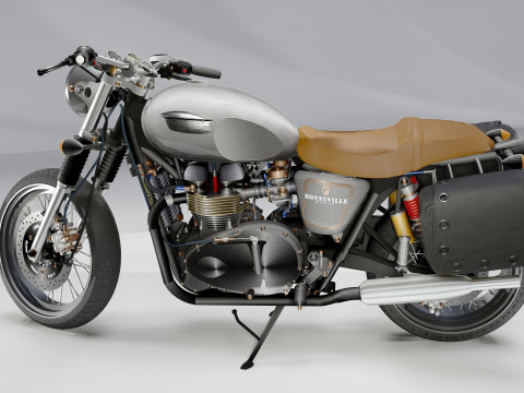 Triumph Bonneville Model 3D