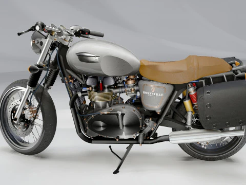 Triumph Bonneville 3D Model