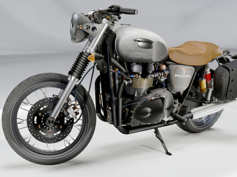 Triumph Bonneville Model 3D